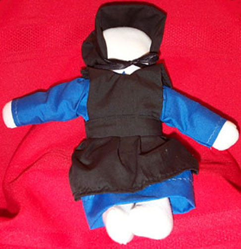 Hand Crafted Amish Girl Doll by Priscilla