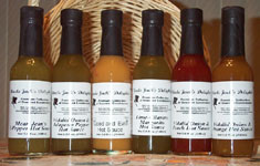 Gift Basket GB2 with all 6 Uncle Jack's Gourmet Hot Sauces