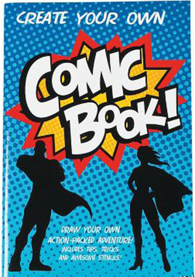 Create Your Own Comic Book Activity Pad 5" x 7"