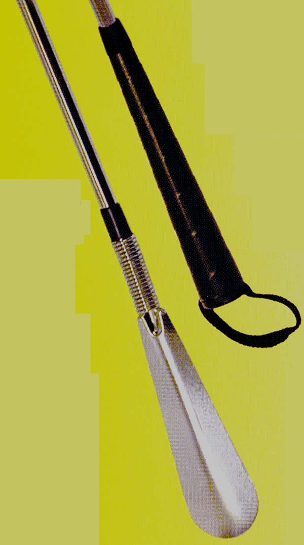 24" Long Chrome Plated Flexible Shoe Horn