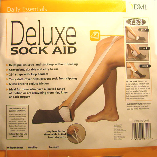 Sock Aid - Put your Socs On With Out Bending Over